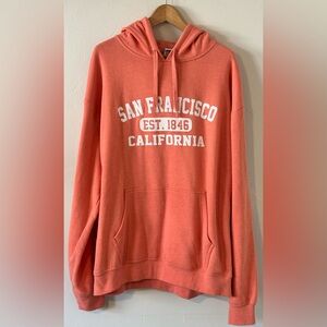 🌸 Dimco Apparel XL “San Francisco" Souvenir Hoodie - Peach Colored